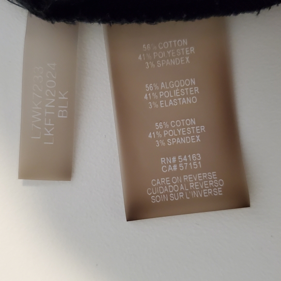 Karl Lagerfeld Black Straight Leg Pants - Picture 7 of 8